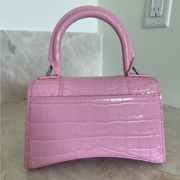 Hourglass XS Handbag Crocodile Embossed - Picture 3 of 9
